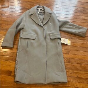 Lululemon Athletica Gray Trench Coat